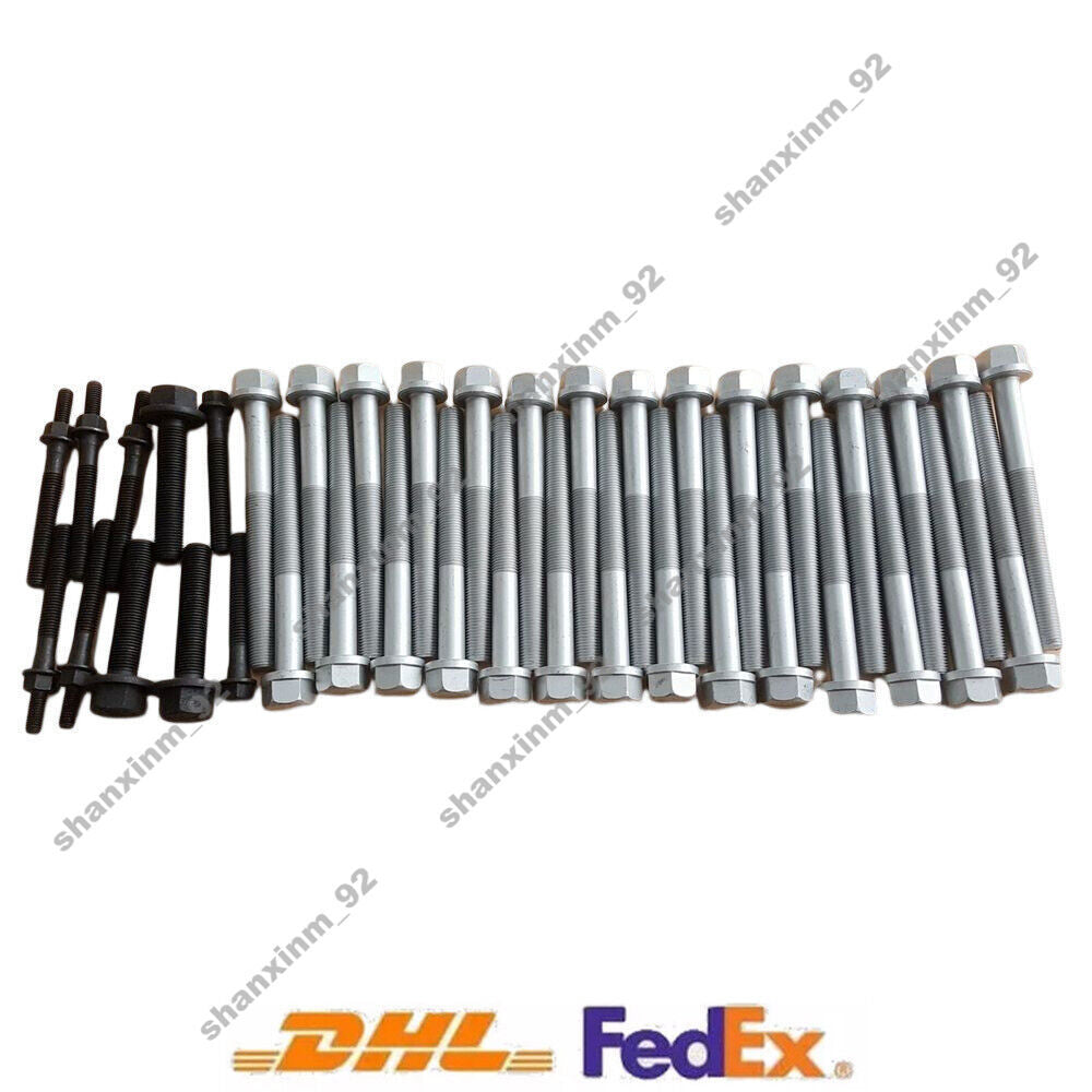 For M11 ISM 3045850 Fully Cylinder Head Bolts Set 3328637