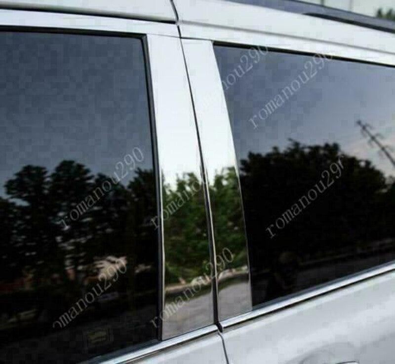 26P for Toyota for Sienna 2011-2020 Chrome Car Window StripsPillar Post Cover Trim