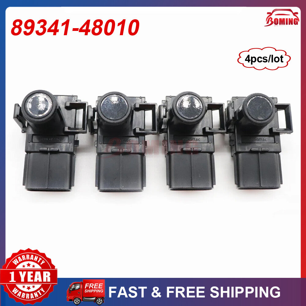 4PC Black New PDC Parking Sensor 89341-48010 for Lexus GX460 RX350 for Toyota for Sienna