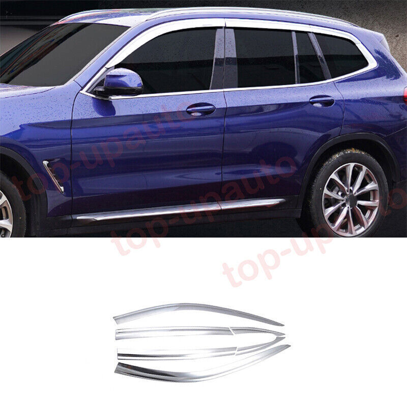 for BMW X3 2018-2024 silver Window Wind Visors Sun Rain Guard Vent Deflectors