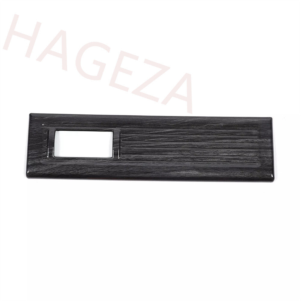 Cigarette Lighter Panel Trim For Toyot@ for Land Cruiser LC250 2024+Black Wood Grain