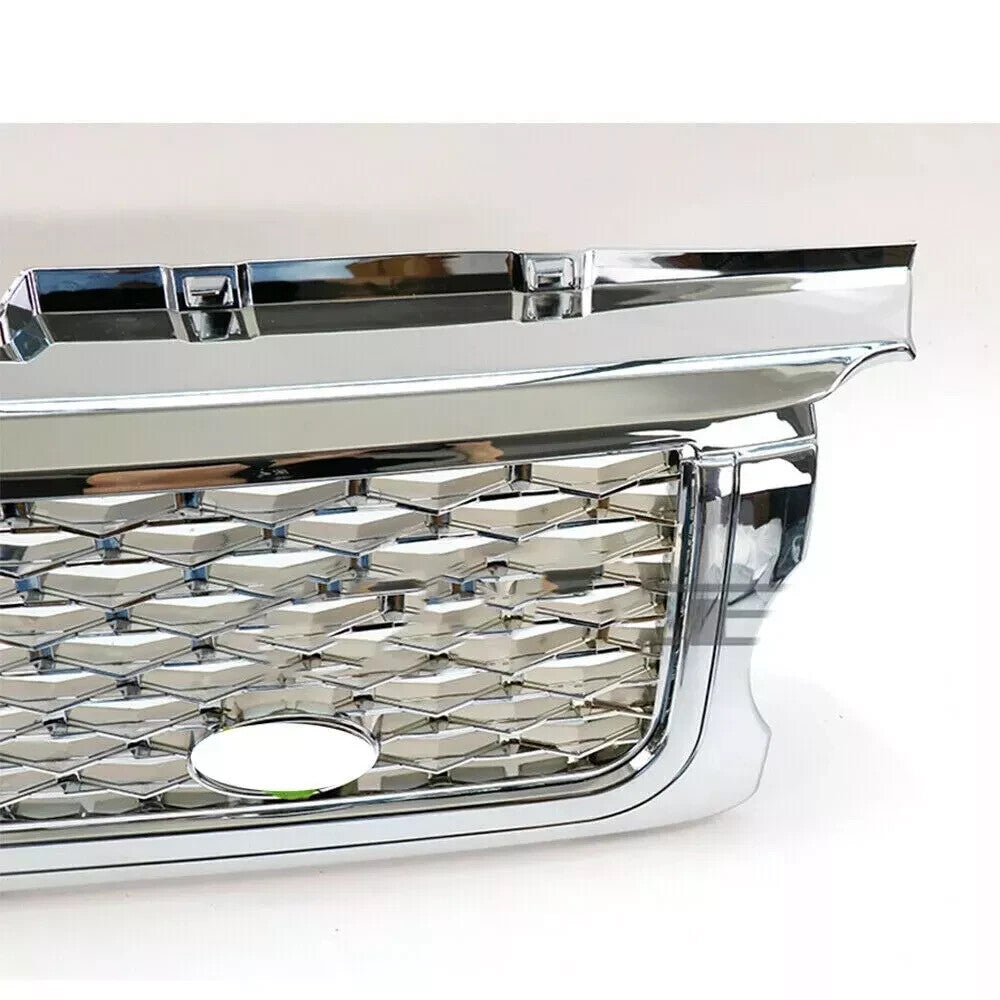 Chrome Grill Front bumper Grille Fit for Land Rover for Range Rover Sport 2006-2013