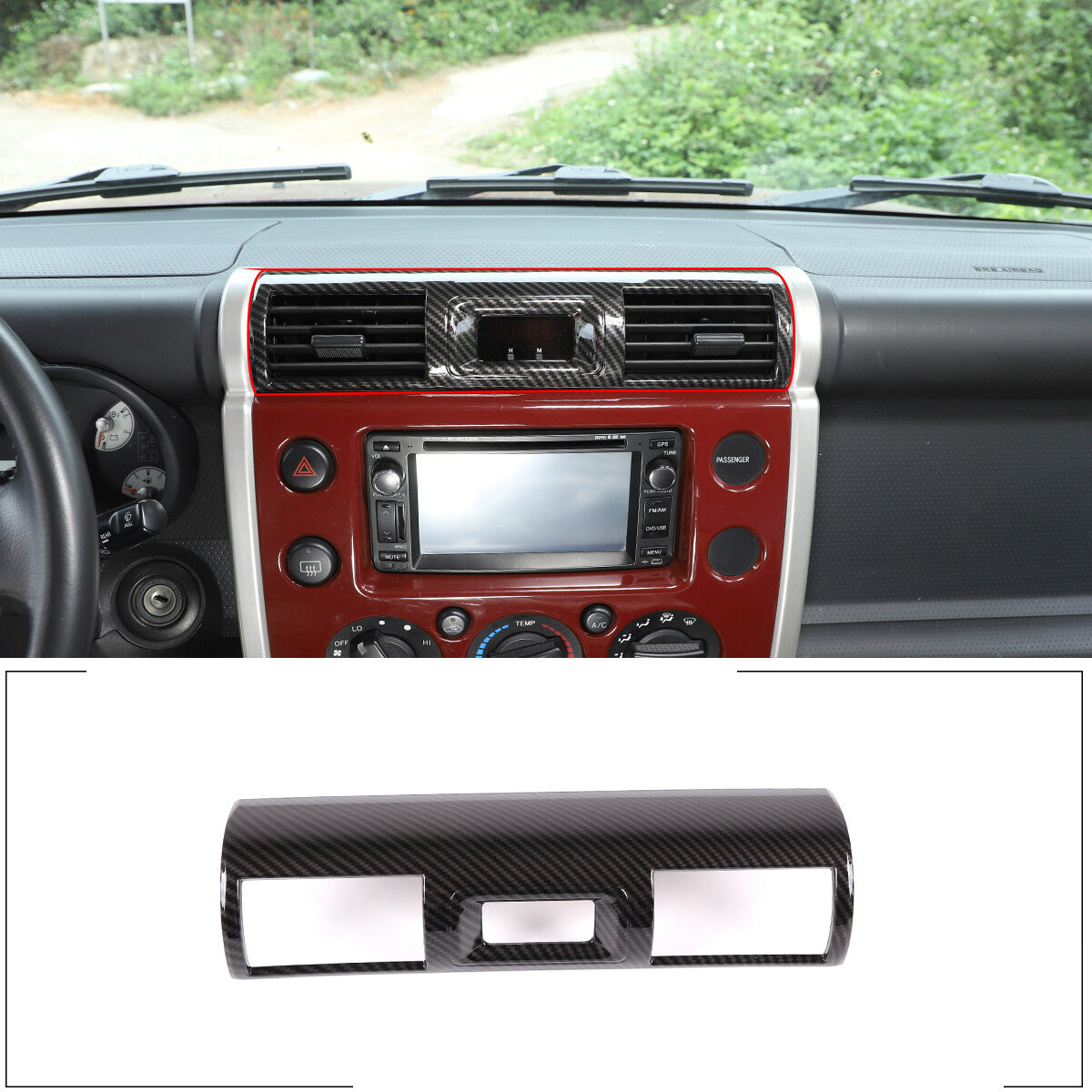 Alloy trunk right-side window Molle panel rack plate for Discovery 3 2004-2016