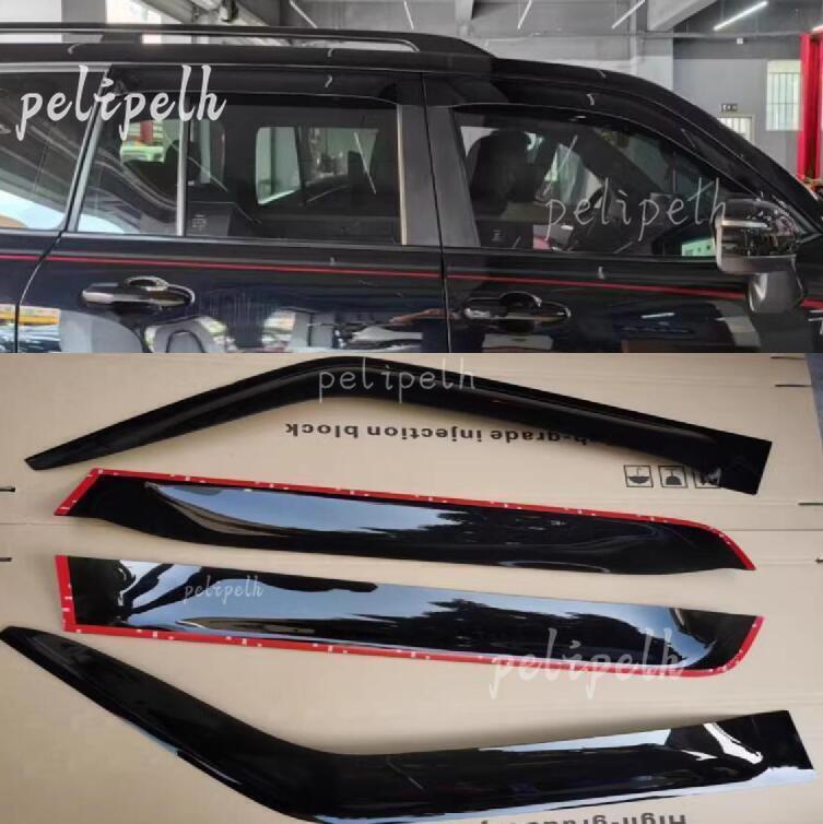 for Lexus LX600 2022-2024 Smoke Window Wind Visors Rain Sun Guard Vent Deflector