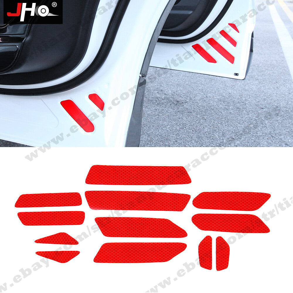 Car Door Open Sticker Reflective Tape Safety Warning Decal for Ford Explorer