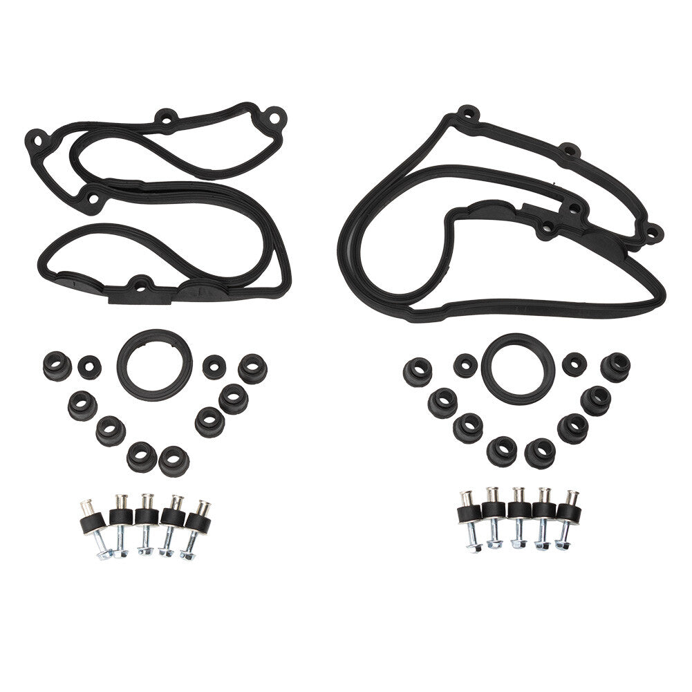 Valve Cover Gaskets w/Bolts Seals for BMW E60 E62 E63 645I 650I E53 X5 4.4L 4.8L