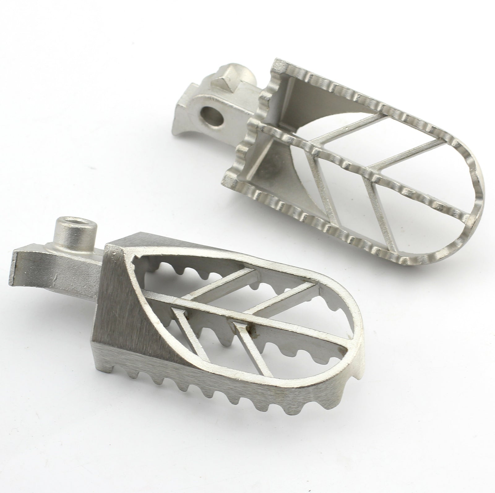 x2 Stainless Steel Foot Rest Pegs TW200 PW50 PW80 Pit Dirt Motor Bike CRF50