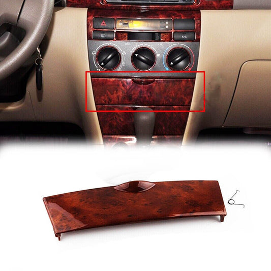 Peach Wood Center Console Storage Box Panel Cover for Toyota for Corolla 2003-2008