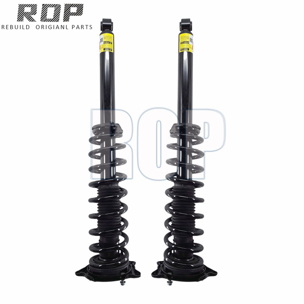 Pair Rear Shock Absorber Coil Spring Struts Assembly For 2011-2016 for Tesla for Model S