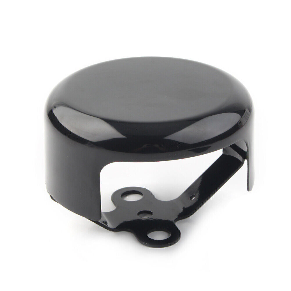 Black Motorcycle Smooth Horn Cover for Harley Softail FLHX FLT FLHT Dyna Bad Boy