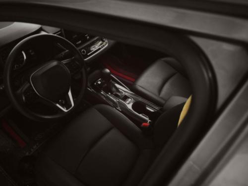 for Toyota for Corolla 2019-2022 Black Titanium Middle Console Water Cup Frame Trim