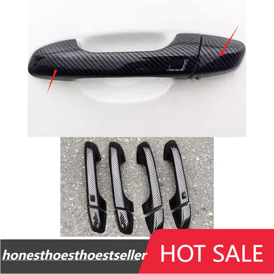 ABS for Kia Sportage KX5 17-21 Carbon Fiber Exterior Side Door Handle Cover Trim