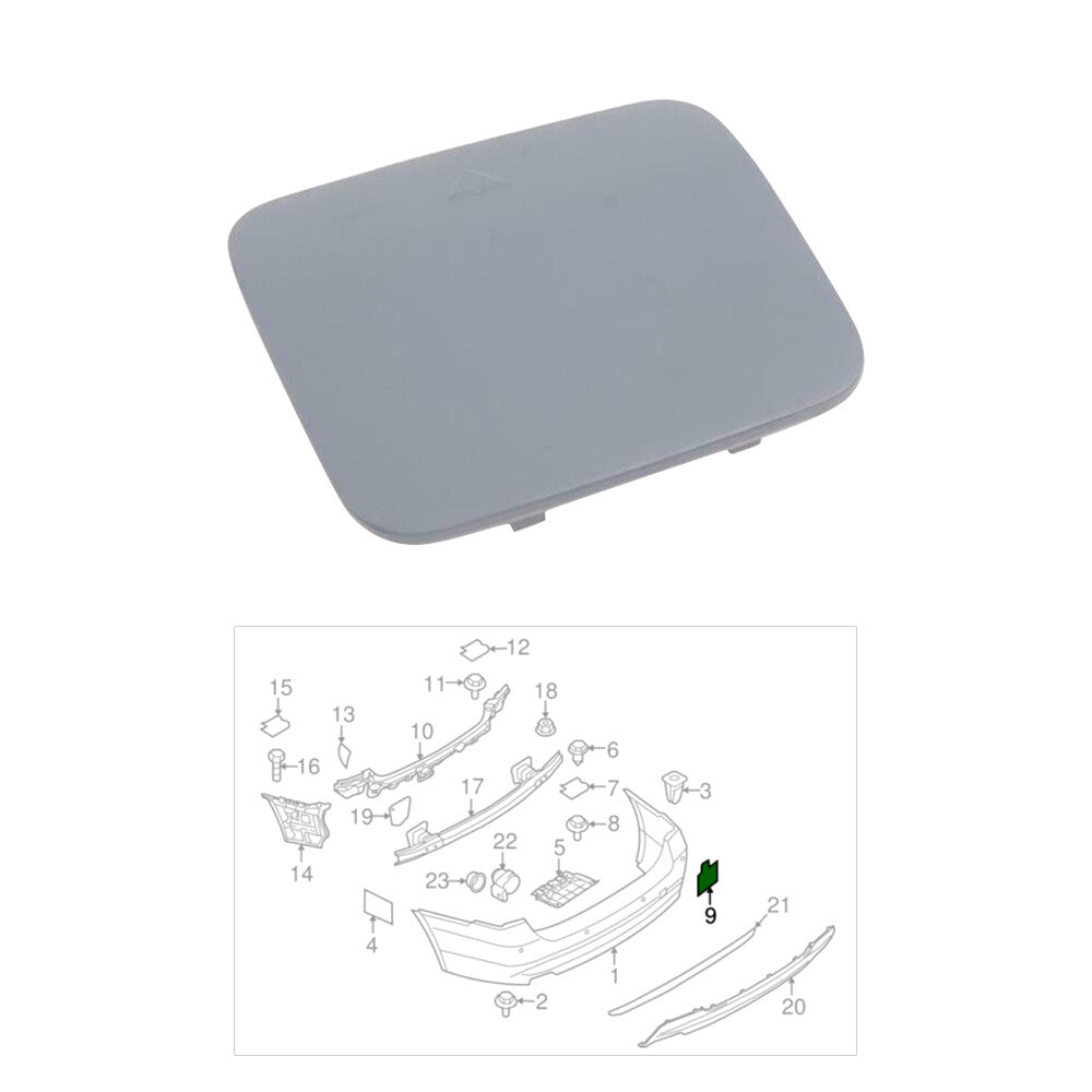 51127256109 Rear Bumper Tow Hook Cover for BMW E92 E93 3-Series 11-13 328i 335i