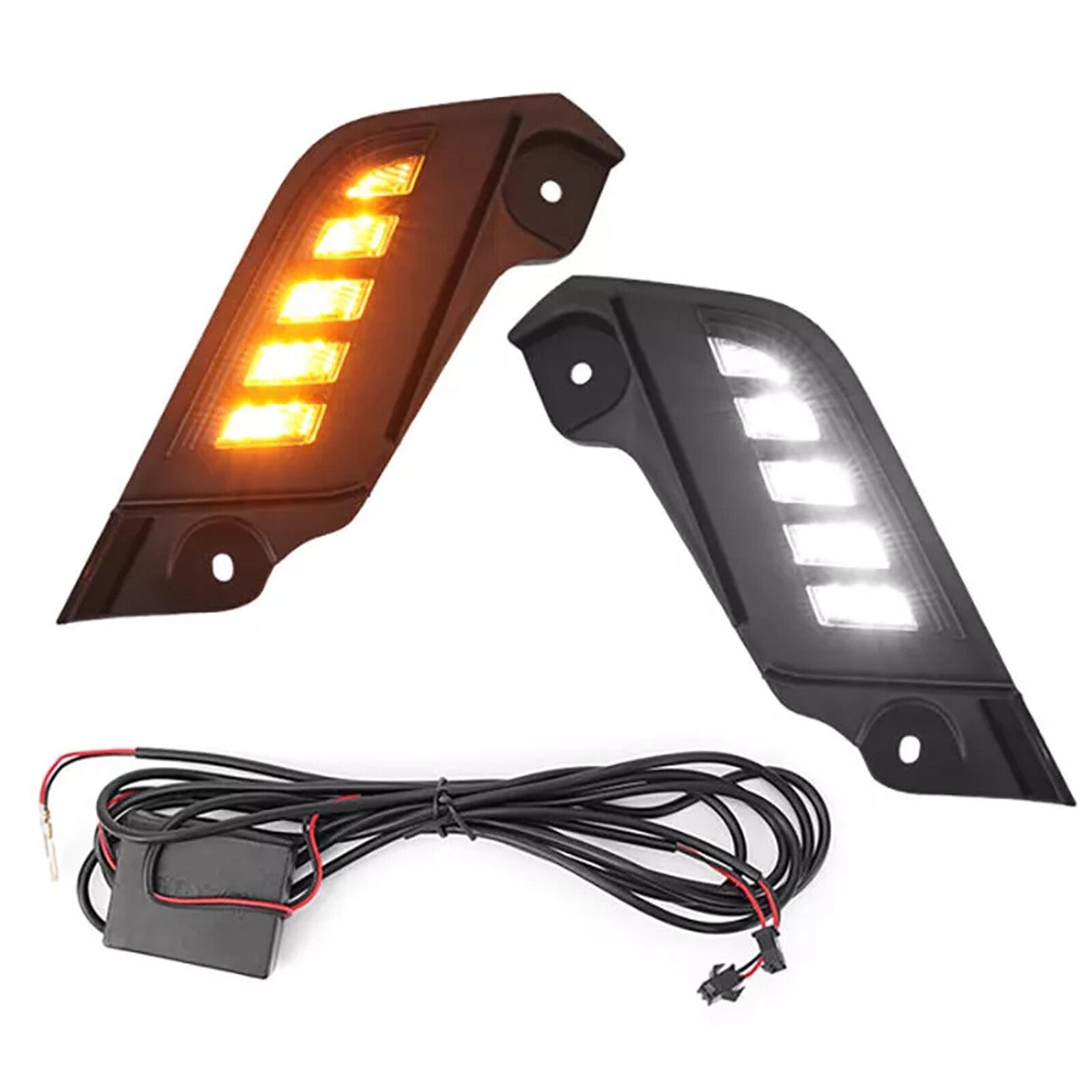 2pcs LED Daytime Running Light Headlight Side Lamp fit 12-15 for Toyota Tacoma AP