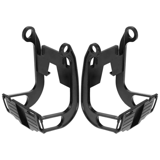 Pair Black Headlight Washer Cover Lever For 2011-2016 528i 535i 550i 535d M5