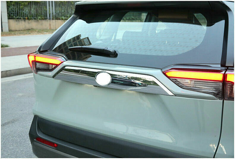 2019-2023 for Toyota RAV4 ABS Chrome Rear Trunk Lid Tailgate Molding Cover Trim