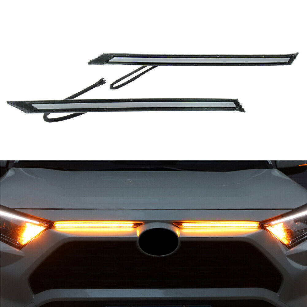 LED DLR daytime running lights / turn signal lights for Toyota RAV4 2019-2020
