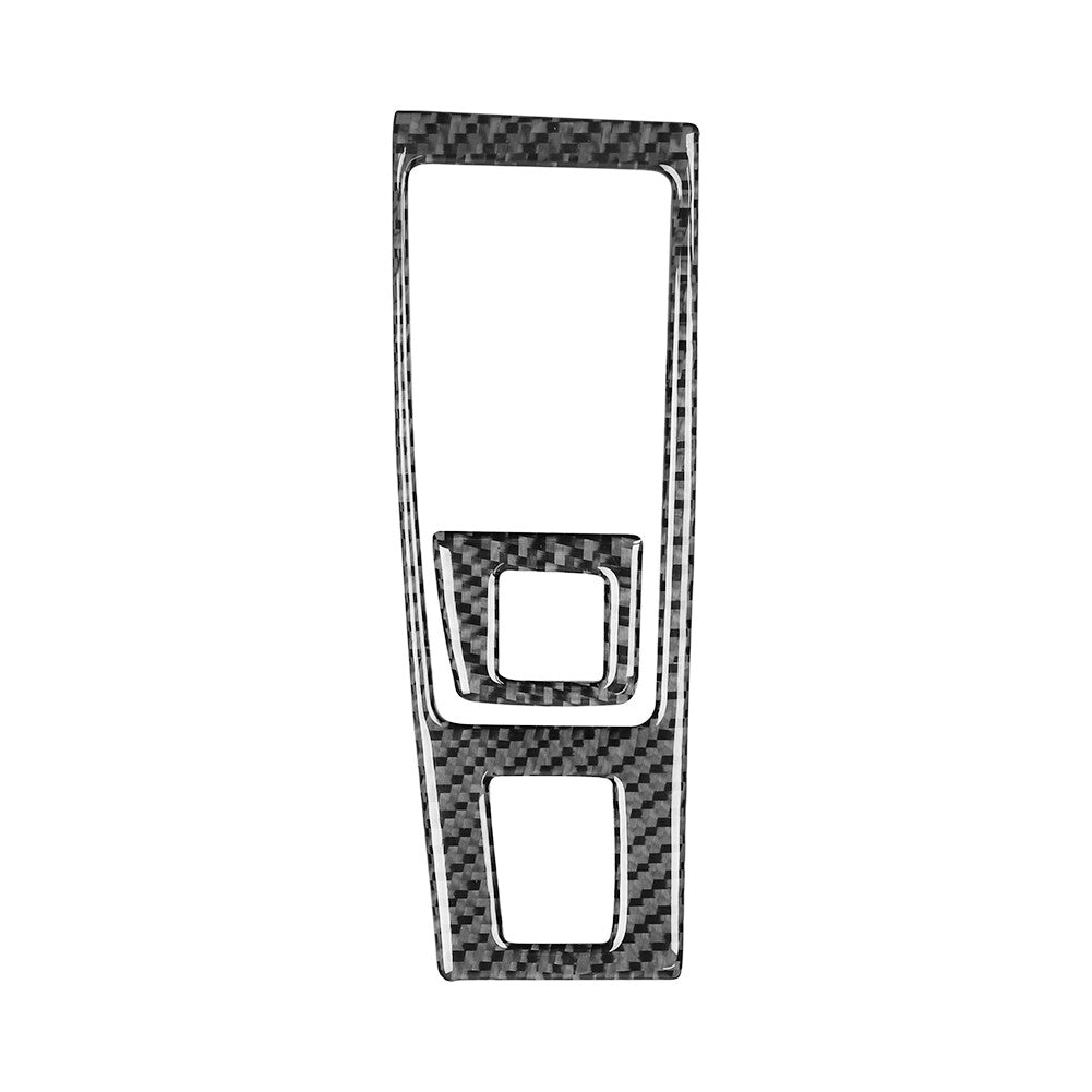 2Pcs Carbon Fiber Interior Gear Shift Cover Trim for Lexus CT200h 2011-2017