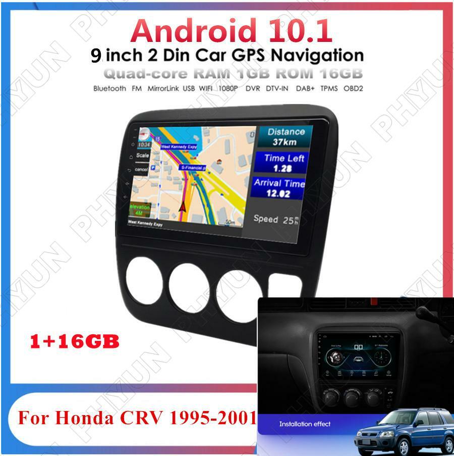 Android 10.1 1+16G Car Stereo Radio GPS FM WIFI OBD for Honda for CR-V CRV 1995-2001