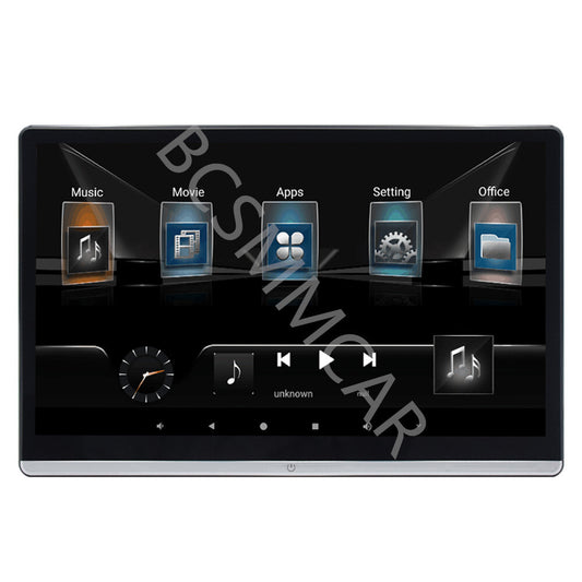 14in Car Headrest Video Player Touch Screen Bluetooth Monitor WiFi BT 2+32G