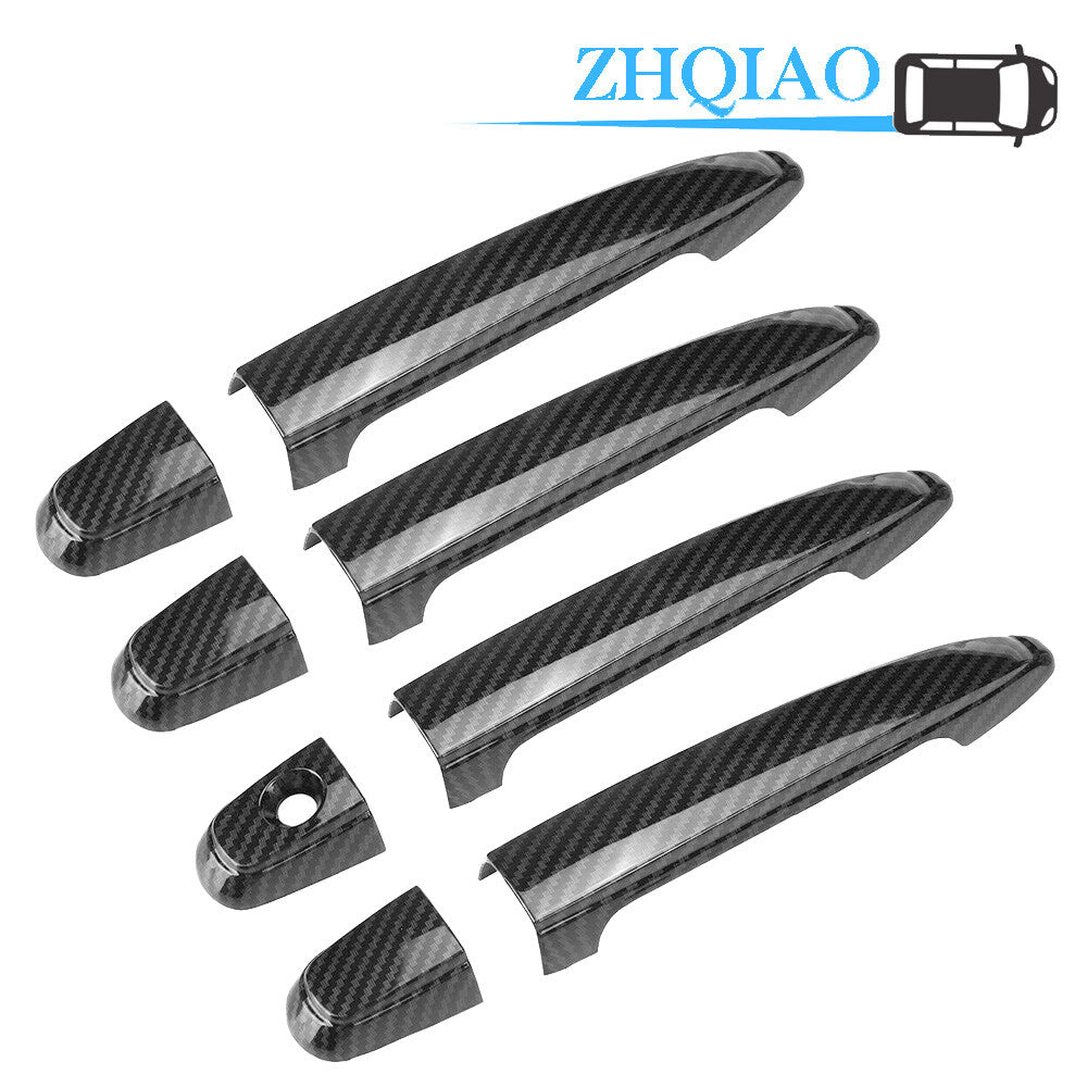 Carbon Fiber Door Handle Cover Trim Fits for Toyota for Camry 2012-2017