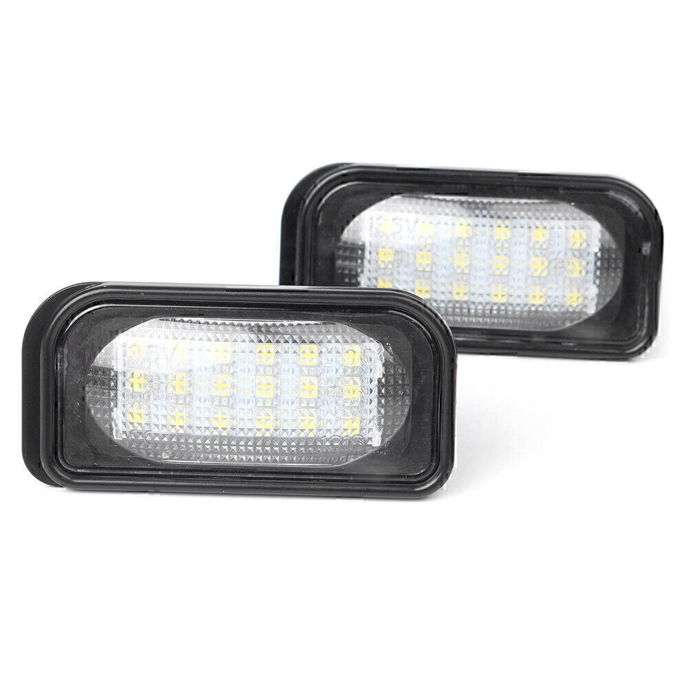2x LED License Plate Number Light Lamp for Mercedes Benz W203 4D 2000 2001-2007