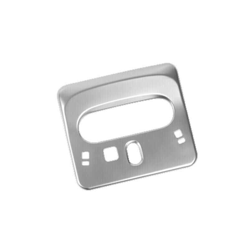 Front Reading Lamp Frame Cover Trim for Nissan Rogue Sport 2017-21 Matte Silver