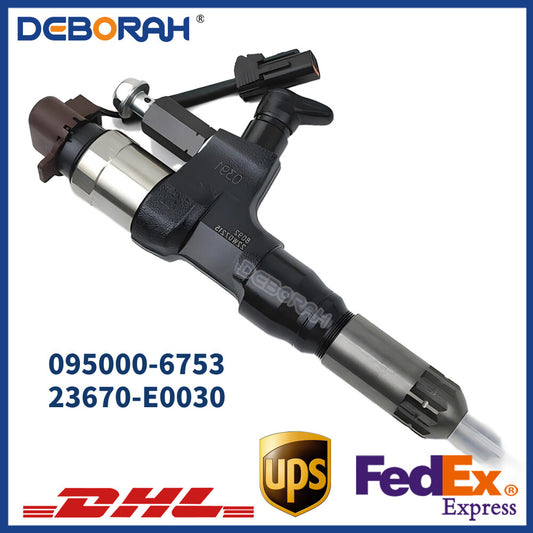 Diesel Fuel Injector 095000-6753 23670-E0030 23670E0030 for Hino Series Engine