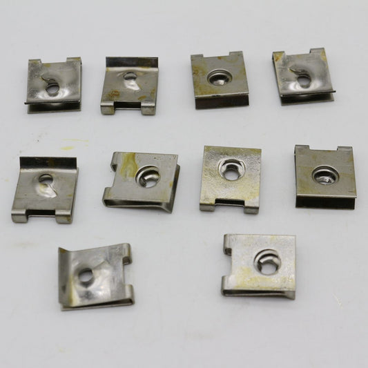 10-pack Speed Nut U Nut Clamps N10433701 suitable for Volkswagen and for Audi A2 A3 A4 A5 A6 A7 TT Q5 Q7