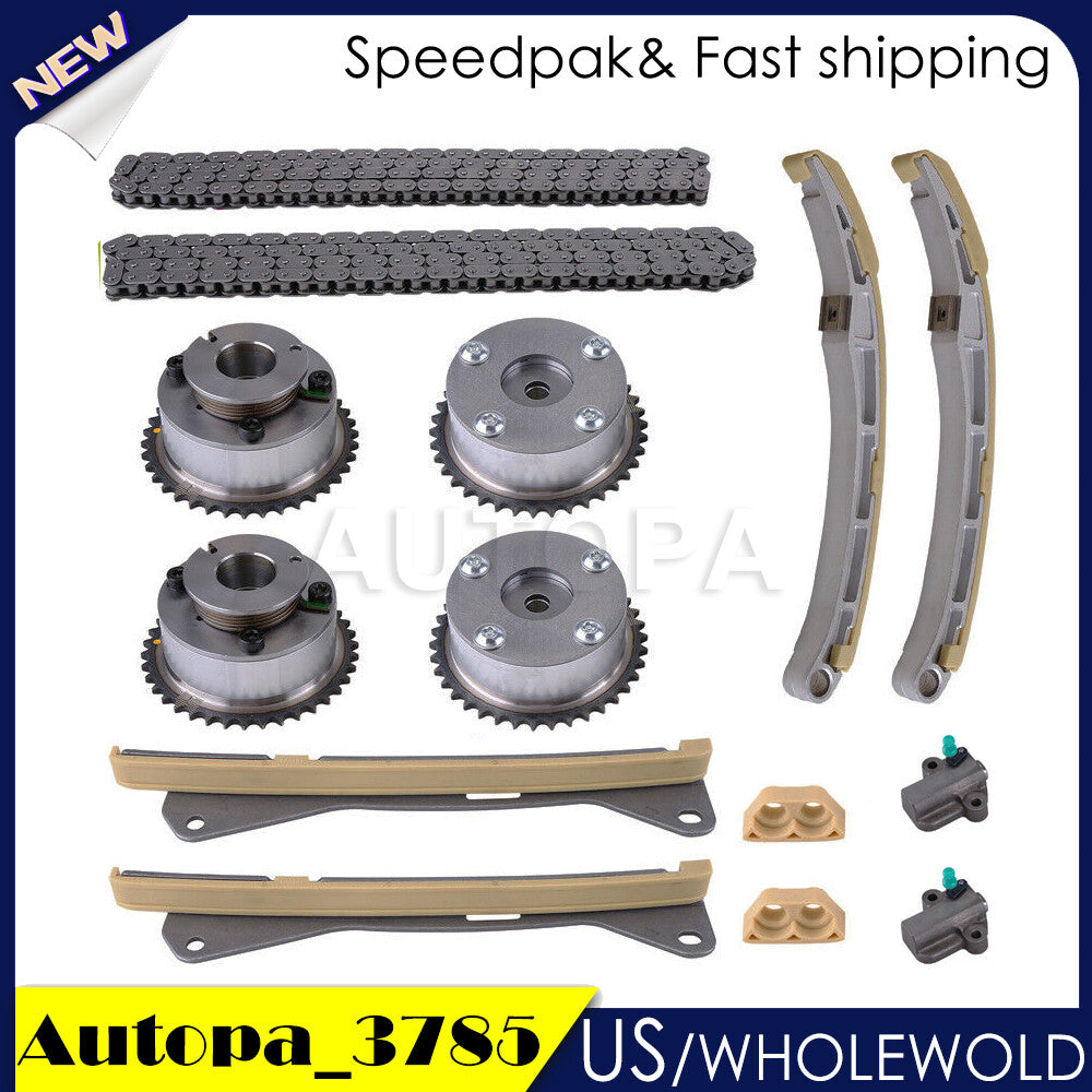 1 Set Timing chain kit For 2015 -2021 Sedona 3.3L 24350-3CGA1 24410-3CGA3 NEW