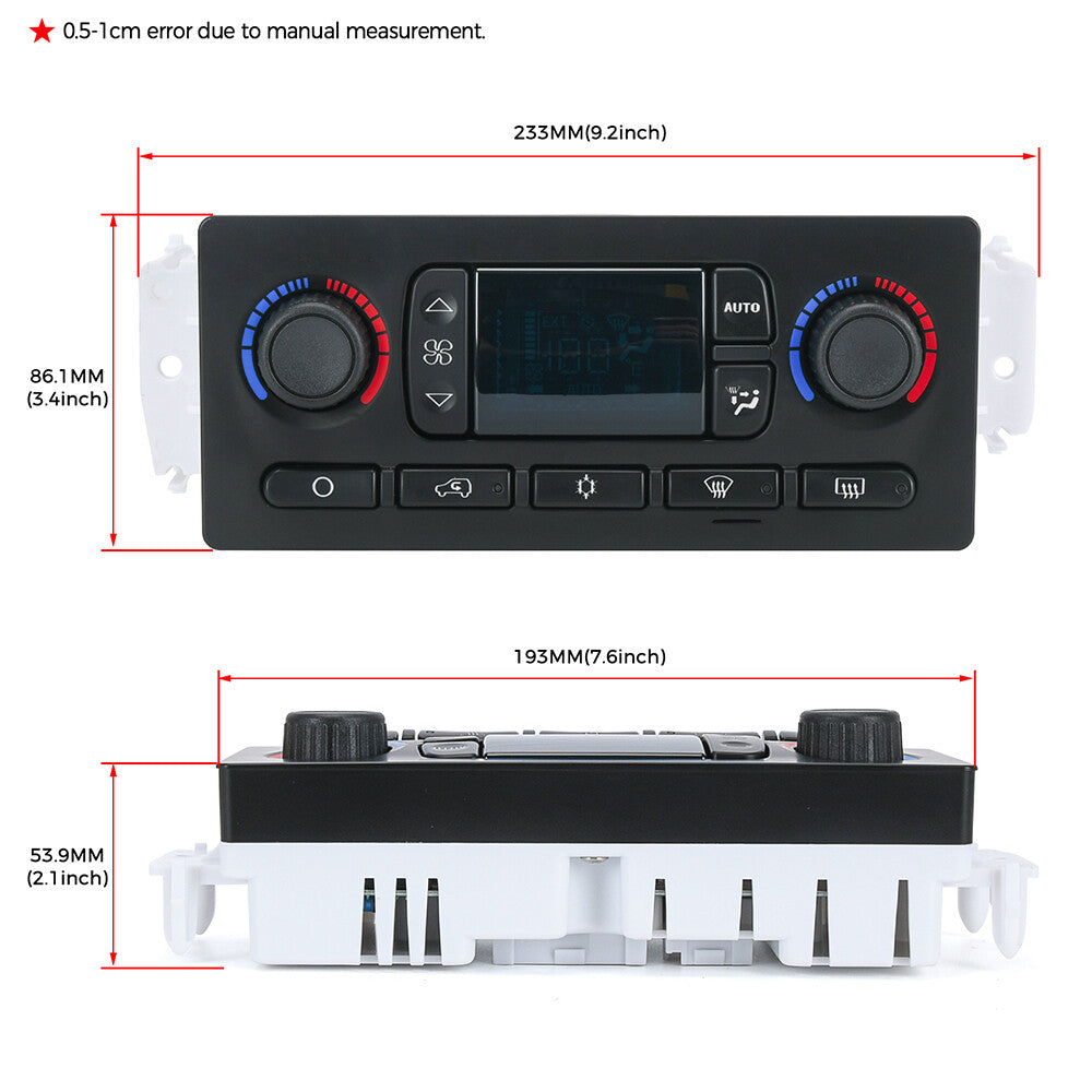 A/C Heater Climate Control Module Panel Switch For 2003-2007 for Hummer H2 599-015