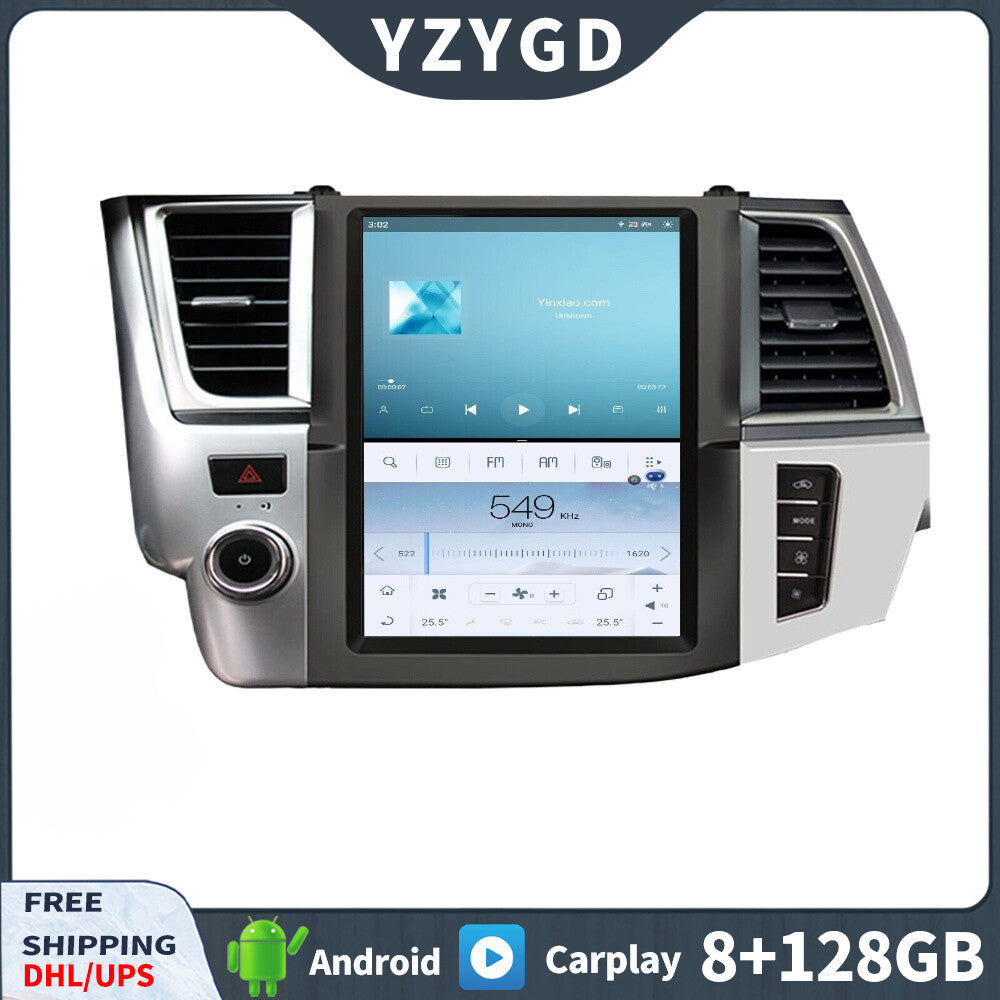 Android for Toyota Highlander 2014-2018 CarPlay Car Radio 2Din Receiver Screen