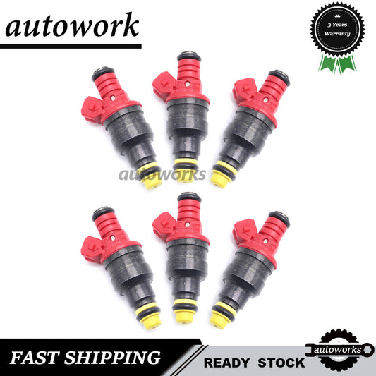 6PCS Fuel Injectors Fits for Ford Aerostar 1996 XLT Extended 4.0L 0280150931