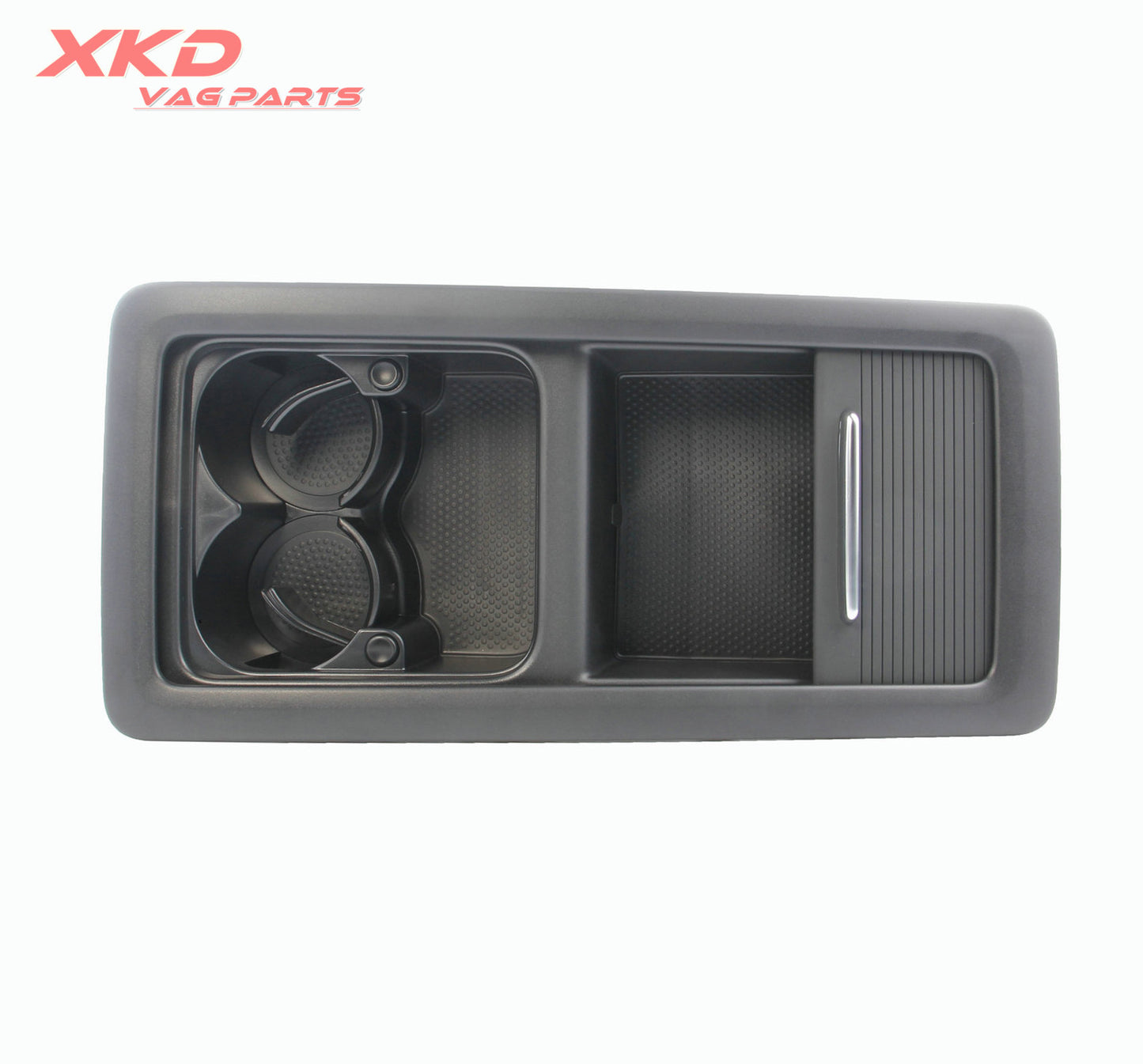 Black 4 seats Rear for Seat Bench Central Storage Box Tray for VW CC 09- 15