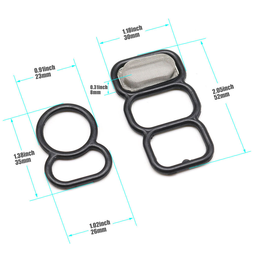 Upper Lower Spool Valve VTEC Solenoid Gasket for Honda 1994-2002 Accord 4