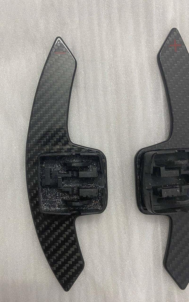 Carbon Fiber Paddle Shifters for 2014+ for Corvette C7 Camaro Steering Wheel Replace