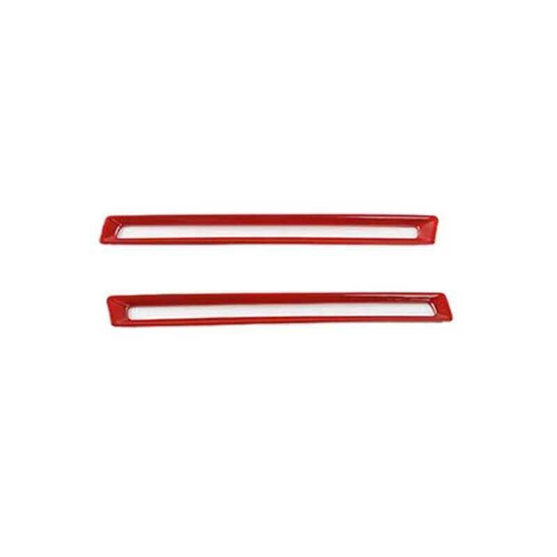 for Ford for Mustang 2015-2022 Gloss Red Interior Door Handle Cover Decoration 2PCS