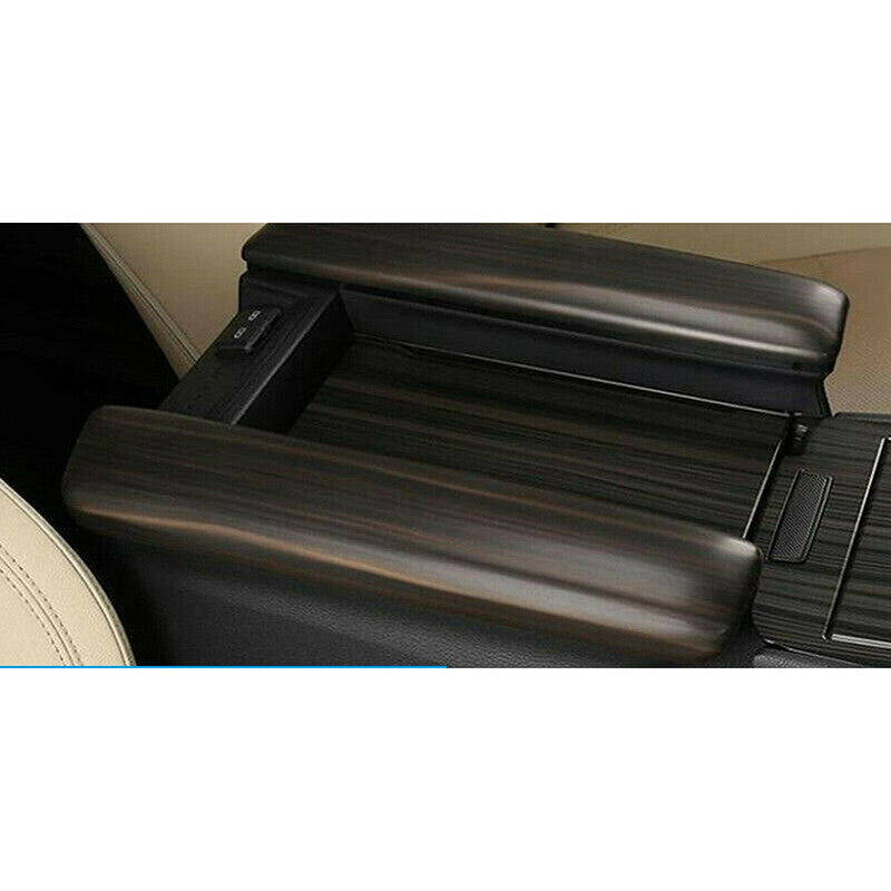 for Toyota for Sienna 2021-2023 Wood Grain ABS Central Armrest Box Panel Trim Cover