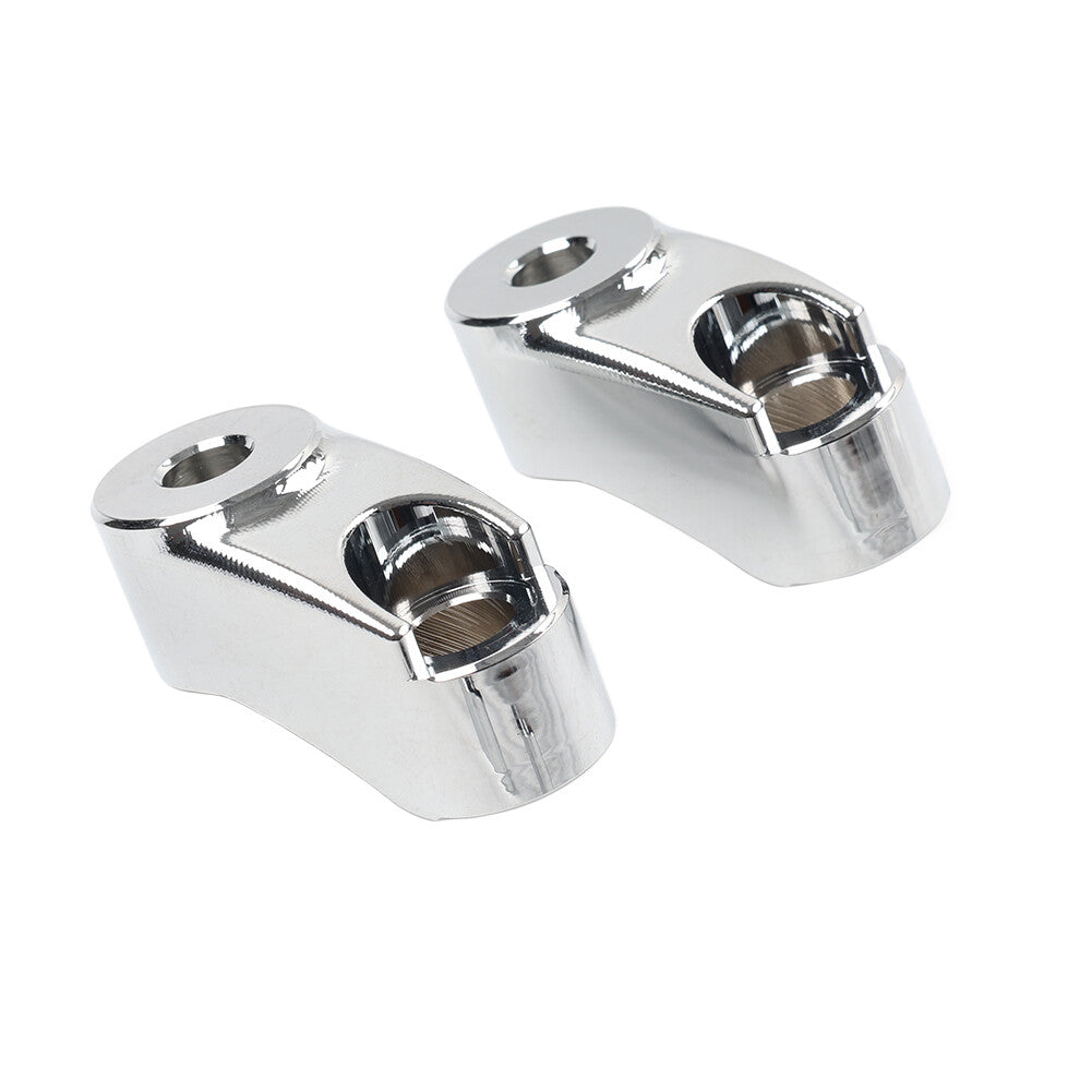 39MM 49MM Front Turn Signal Mount Bracket Relocation Kit for Harley Dyna FXR