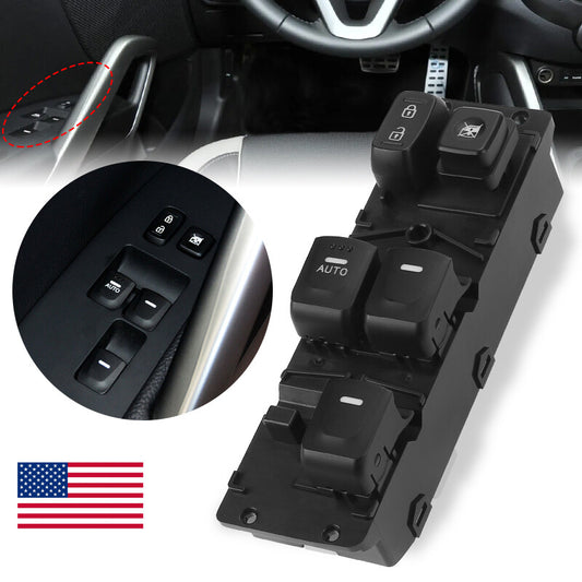 Left Driver Side Master Power Window Switch for Hyundai for Veloster 1.6L 2012-2017