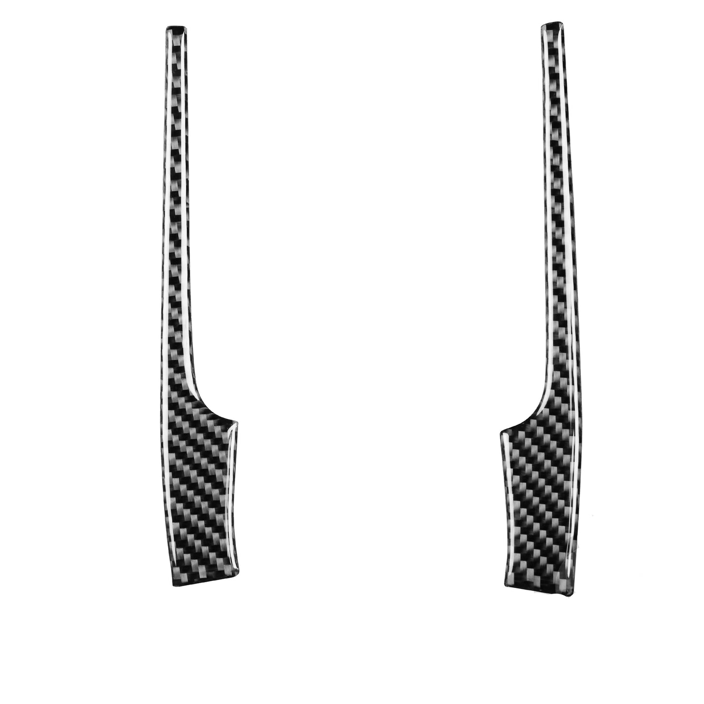 2Pcs Carbon Fiber Central Console Side Cover Trim for Mazda MX-5 Miata 2009-2015