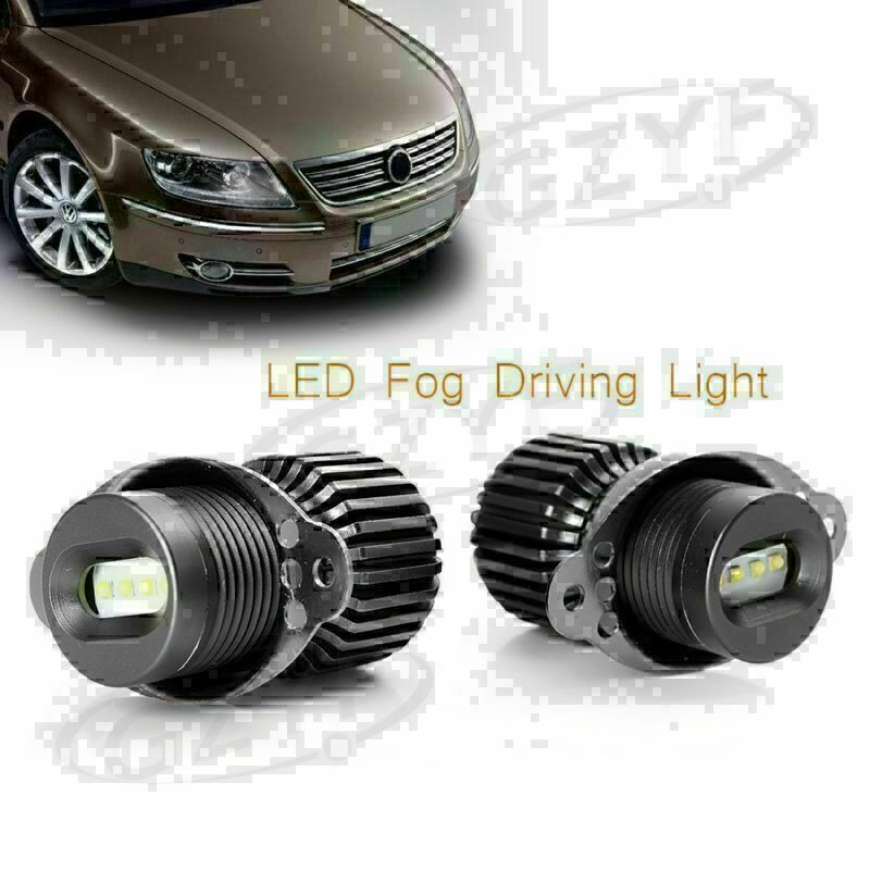 2x Angel Eye Halo Ring DRL Fog Light Bulbs for E90 E91 LCI Halogen 2009 2010-11