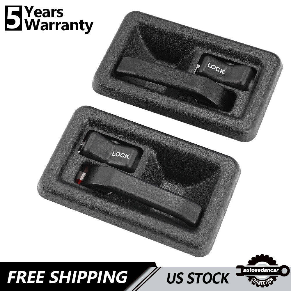 2PCS LH RH Inside Door Handles Interior for 1987-2004 for Jeep YJ TJ for Wrangler