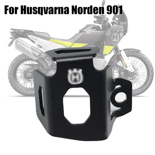 Rear Brake Fluid Reservoir Guard Cover Protector For Husqvarna Norden 901 2022