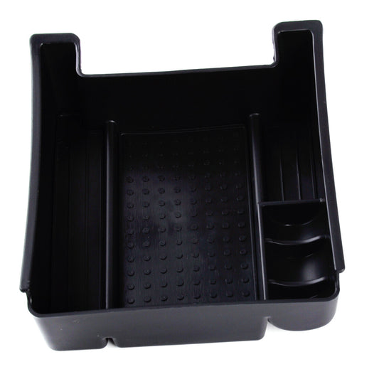 Black ABS Central Console Armrest Storage Box Tray Fit for Volvo XC60 S60 11-17