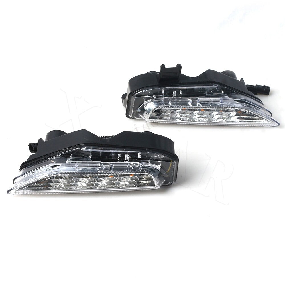 LED daytime running lights and fog lights are suitable for Infiniti Q50 Sport models 2014-2019.