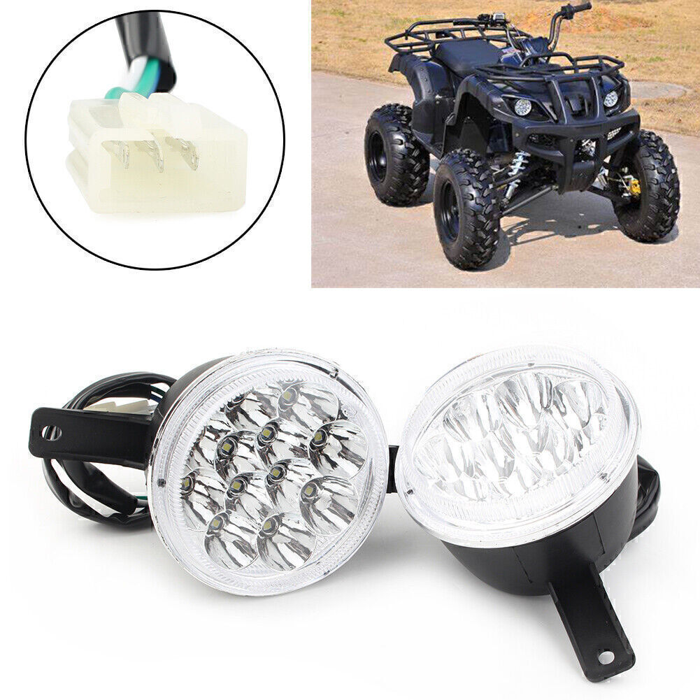 Led Headlight 3 wire For ATV Quad GY6 150CC 250CC Taotao Coolster Peace Utility