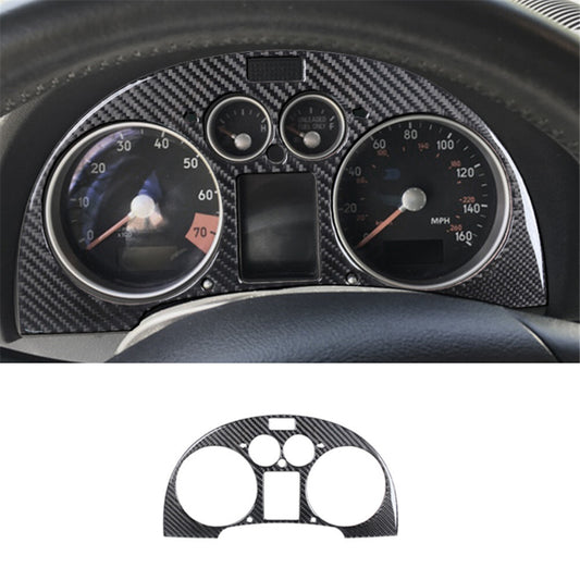 Carbon Fiber Dashboard Trim Frame Panel Cover Stickers for Audi TT 8N 2001-2006