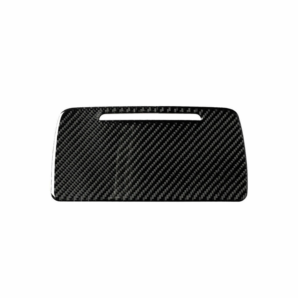 Carbon fiber interior storage compartment decorative protective cover suitable for BMW 5 Series F10 2011-17