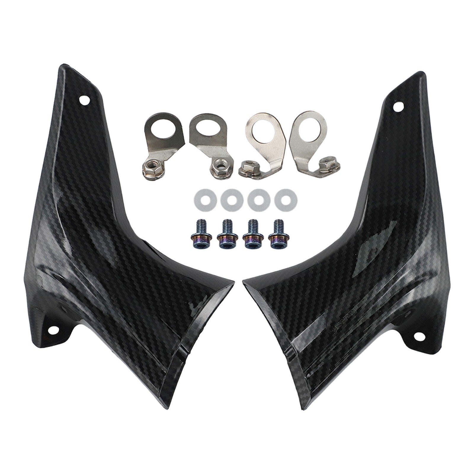 Carbon Fiber Motorycle Front Brake Caliper Air Ducts Cooler For V4 1098